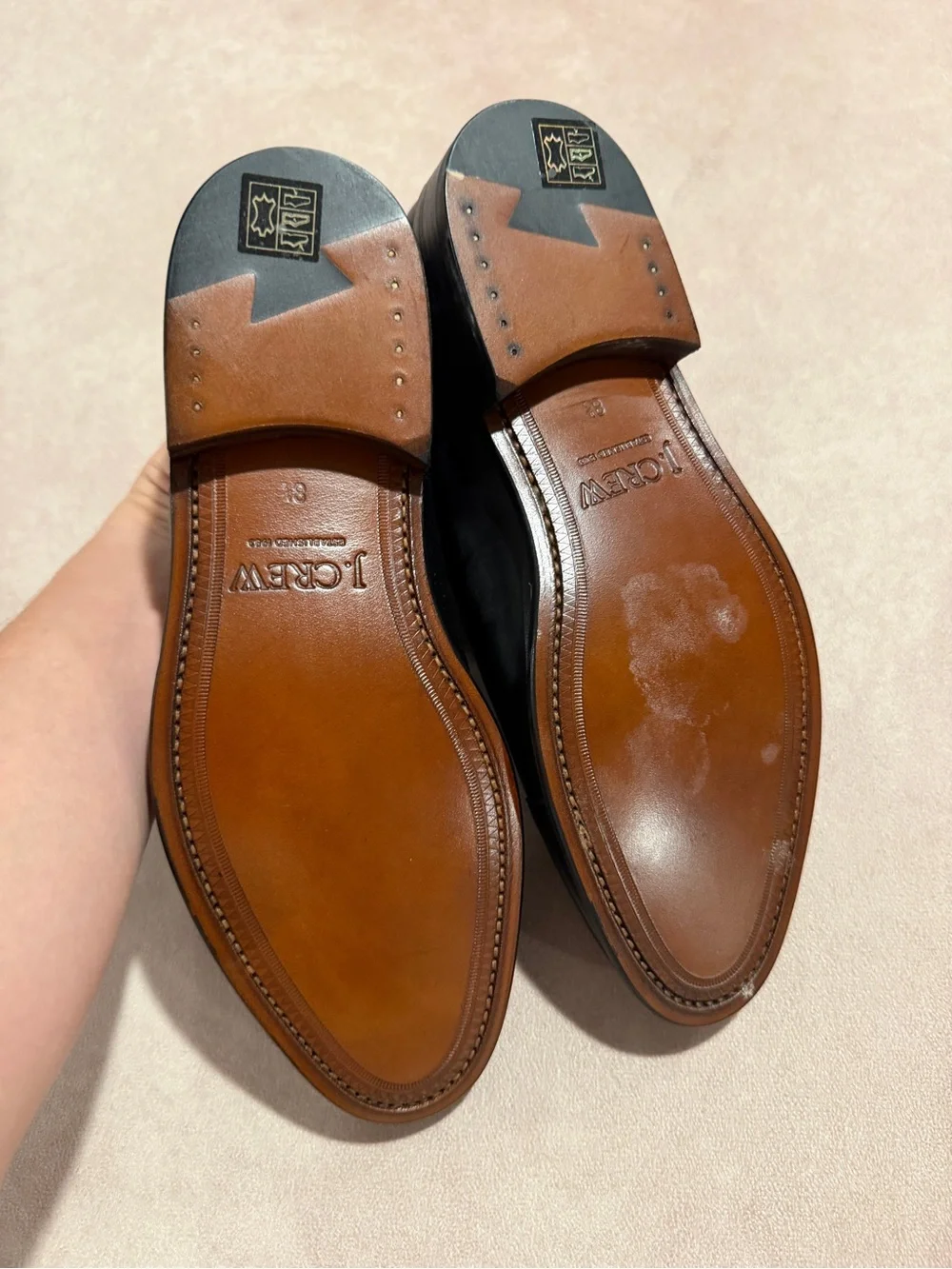 J. Crew Essex cap toe oxfords in leather • size 8.5 • NWT • CL533